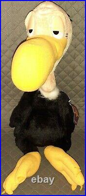 Rare Vintage 18 Looney Tunes Beaky Buzzard Vulture Stuffed Plush Animal Nanco