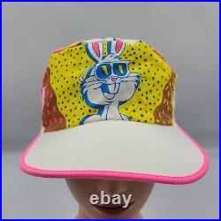 Rare Vintage 1988 Warner Bros Bugs A Delic Bunny Painters Hat Psychedelic Trippy