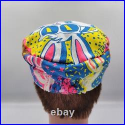 Rare Vintage 1988 Warner Bros Bugs A Delic Bunny Painters Hat Psychedelic Trippy