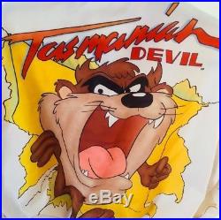 Rare Vintage 1990 Warner Bros Tasmania Devil Taz Chalk Line Fanimation Starter