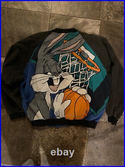 Rare Vintage 1992 Bugs Bunny Basketball Varsity Jacket