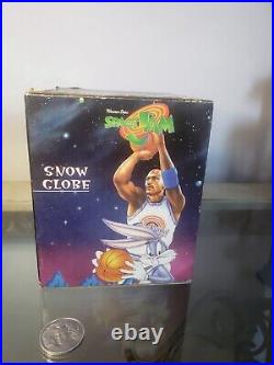 Rare Vintage 1996 Space Jam Michael Jordan Snow Globe Warner Bros With Box Bulls