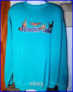 Rare Vintage 1997 Warner Bros Crewneck Sweatshirt XXL Scooby Doo WB Studio Store