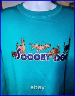 Rare Vintage 1997 Warner Bros Crewneck Sweatshirt XXL Scooby Doo WB Studio Store