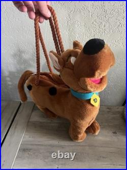 Rare Vintage 1998 Warner Bros. Scooby-Doo Plush Purse Cartoon Ntwrk Hand Bag