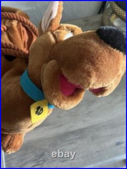 Rare Vintage 1998 Warner Bros. Scooby-Doo Plush Purse Cartoon Ntwrk Hand Bag