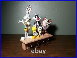 Rare Vintage 1998 Warner Brothers Looney Tunes Hanging Key Rack Holder