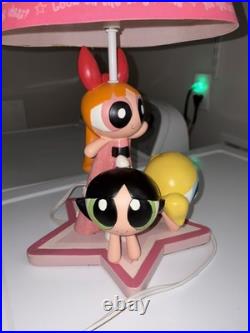 Rare Vintage 2000's Warner Bros / Brothers Studio Exclusive Powerpuff Girls Lamp