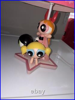 Rare Vintage 2000's Warner Bros / Brothers Studio Exclusive Powerpuff Girls Lamp