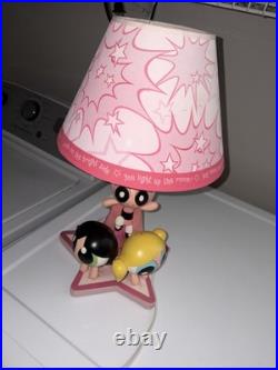 Rare Vintage 2000's Warner Bros / Brothers Studio Exclusive Powerpuff Girls Lamp