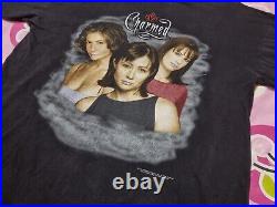 Rare Vintage 90s Charmed T Shirt 1999 TV Series Sitcom Warner Bros size XL