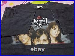 Rare Vintage 90s Charmed T Shirt 1999 TV Series Sitcom Warner Bros size XL