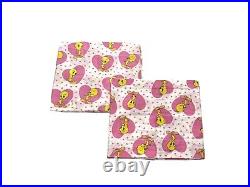 Rare Vintage 90s Tweety Bird Valances Curtains Warner Bros Pink White Hearts HTF Rare Vintage 90s Tweety Bird Valances Curtains Warner Bros Pink White Hearts HTF
