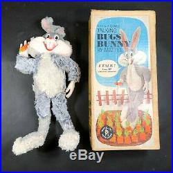 Rare Vintage Bugs Bunny 1961 Talking Mattel Doll With Box And Carrot 26