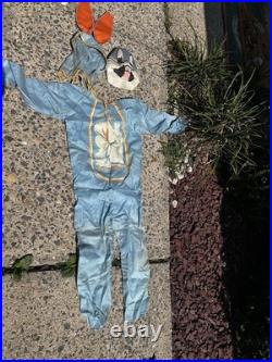 Rare Vintage Bugs Bunny Halloween Costume No Box Warner Bros. Face Cloth