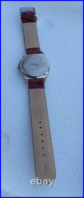 Rare Vintage Fossil Warner Bros. Wile E Coyote Glow In The Dark Leather Watch