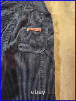 Rare Vintage Looney Tunes 1998 Y2K Warner Bros Kid's Size 7 Corduroy Overalls