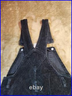 Rare Vintage Looney Tunes 1998 Y2K Warner Bros Kid's Size 7 Corduroy Overalls