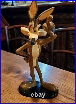 Rare Vintage Looney Tunes Wile E. Coyote Figurine Statue New unused
