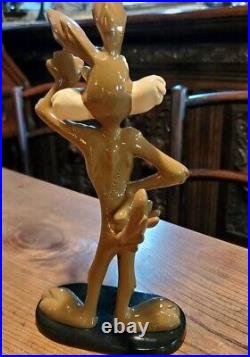 Rare Vintage Looney Tunes Wile E. Coyote Figurine Statue New unused