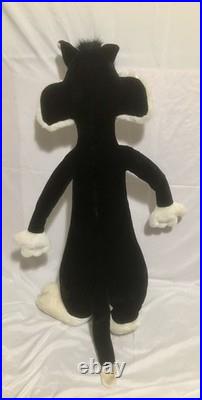 Rare Vintage Sylvester Jumbo Wired Plush 44 24K 1993 Looney Tunes Bendable