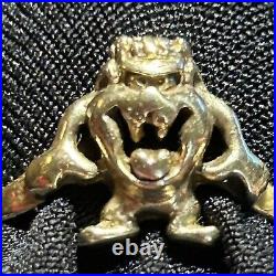 Rare Vintage Tasmanian Devil 10k Real Gold Ring, Size 8Warner Brothers