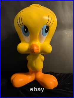 Rare Vintage Warner Bros Studio Store Display 17 Tweety Bird Statue Rare Vintage Warner Bros Studio Store Display 17 Tweety Bird Statue