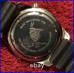 Rare Vintage Warner Bros Wile E. Coyote Snorkle Divers Watch by Fossil 1995