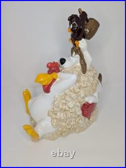 Rare Vtg. Foghorn Henry Hawk Cookie Jar. Warner Bros Studio. Looney Tunes 1996
