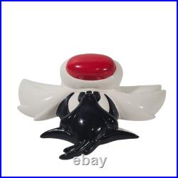 Rare Vtg Sylvester Cat Wall Mask Head Bust 1994 Warner Bros Ceramic Looney Tunes