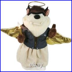 Rare Vtg Taz Animated Figurine with Light Warner Bros Biker Angel Christmas 18