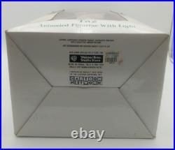 Rare Vtg Taz Animated Figurine with Light Warner Bros Biker Angel Christmas 18