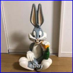 Rare! WARNER BROS Looney Tunes bugs bunny Big Figurine Statue 24.8 inch High