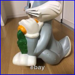 Rare! WARNER BROS Looney Tunes bugs bunny Big Figurine Statue 24.8 inch High