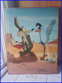 Rare WYLIE COYOTE AND ROAD RUNNER 1987 PICTURE GLOSSED and in 1991 by Gallery 92