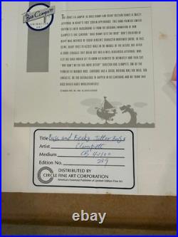 Rare Warner Bros Animation Cel Bugs Bunny & Beaky Limited Edition Animation