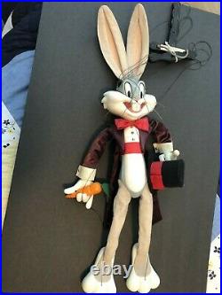 Rare Warner Bros. Bob Baker Bugs Bunny Marionette. Limited Edition. 25 Tall