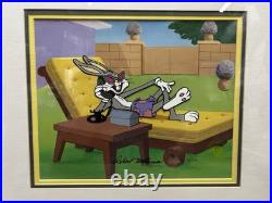 Rare Warner Bros. Bugs Bunny Hollywood Hare Robert Mckimson Animation Art Cel