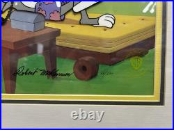 Rare Warner Bros. Bugs Bunny Hollywood Hare Robert Mckimson Animation Art Cel