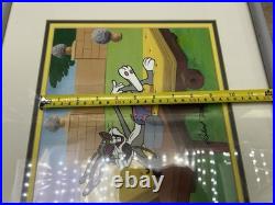 Rare Warner Bros. Bugs Bunny Hollywood Hare Robert Mckimson Animation Art Cel