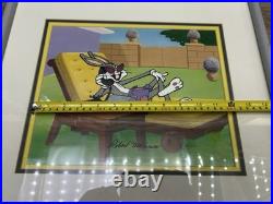 Rare Warner Bros. Bugs Bunny Hollywood Hare Robert Mckimson Animation Art Cel