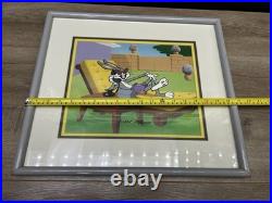 Rare Warner Bros. Bugs Bunny Hollywood Hare Robert Mckimson Animation Art Cel