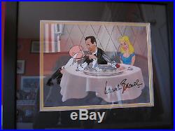 Rare Warner Bros Cel IF IT'S RABBIT BABY WANTS Signed by Lauren Bacall-HC 9/20