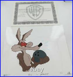 Rare Warner Bros. Cel Made For USA Tv Commercial Coupons Wile E. Coyote