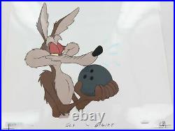 Rare Warner Bros. Cel Made For USA Tv Commercial Coupons Wile E. Coyote
