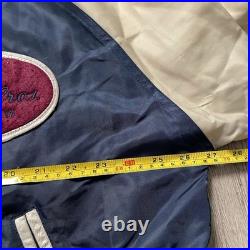 Rare Warner Bros Jacket XL Cast and Crew Blue Hollywood Looney Tunes Vintage