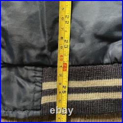 Rare Warner Bros Jacket XL Cast and Crew Blue Hollywood Looney Tunes Vintage