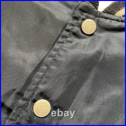 Rare Warner Bros Jacket XL Cast and Crew Blue Hollywood Looney Tunes Vintage