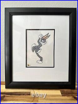 Rare Warner Bros Looney Tunes Bugs Bunny Sericel Art