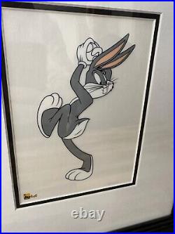 Rare Warner Bros Looney Tunes Bugs Bunny Sericel Art